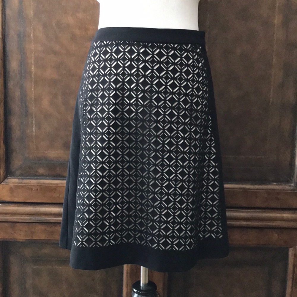 WHBM Laser Cut Skirt - Picture 3 of 8